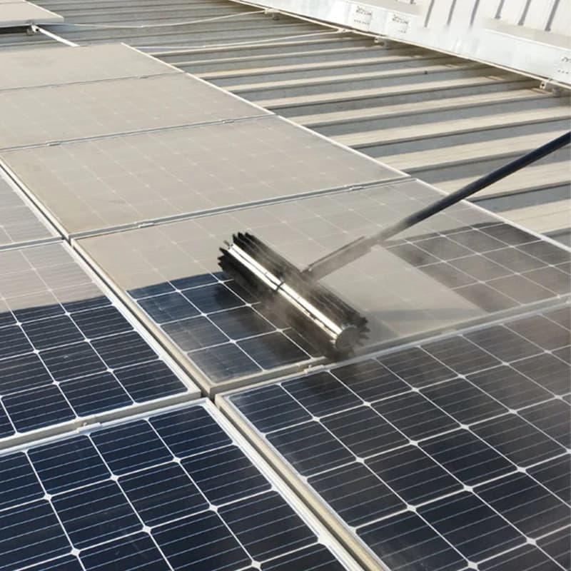 Spazzola per Pulizia Solare Industriale a Umido e a Secco 3.6/5.4/7.2M - Robot Pulitore per Pannelli Solari