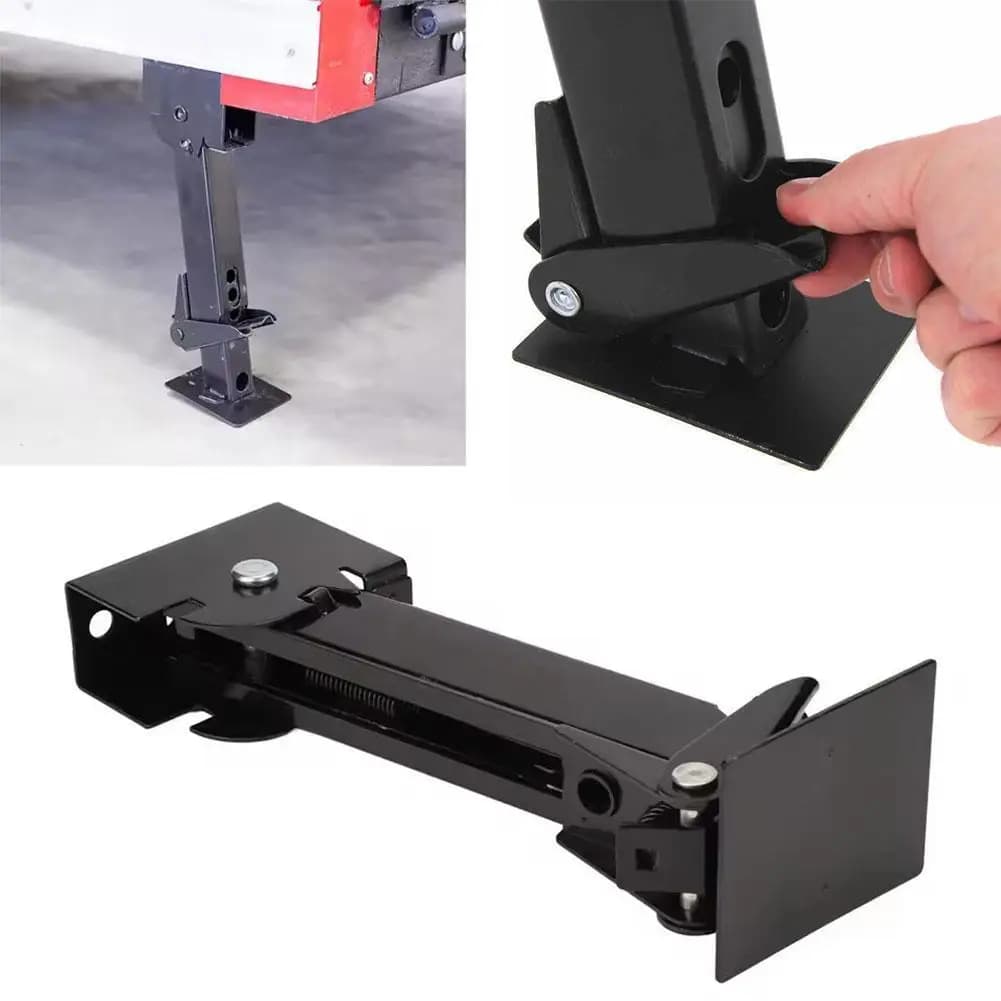 Jack stabilizzatrici per rimorchio Jack stabilizzatore regolabile Capacità di sollevamento di 650 libbre Stabilizzatori oscillanti telescopici 2 colori