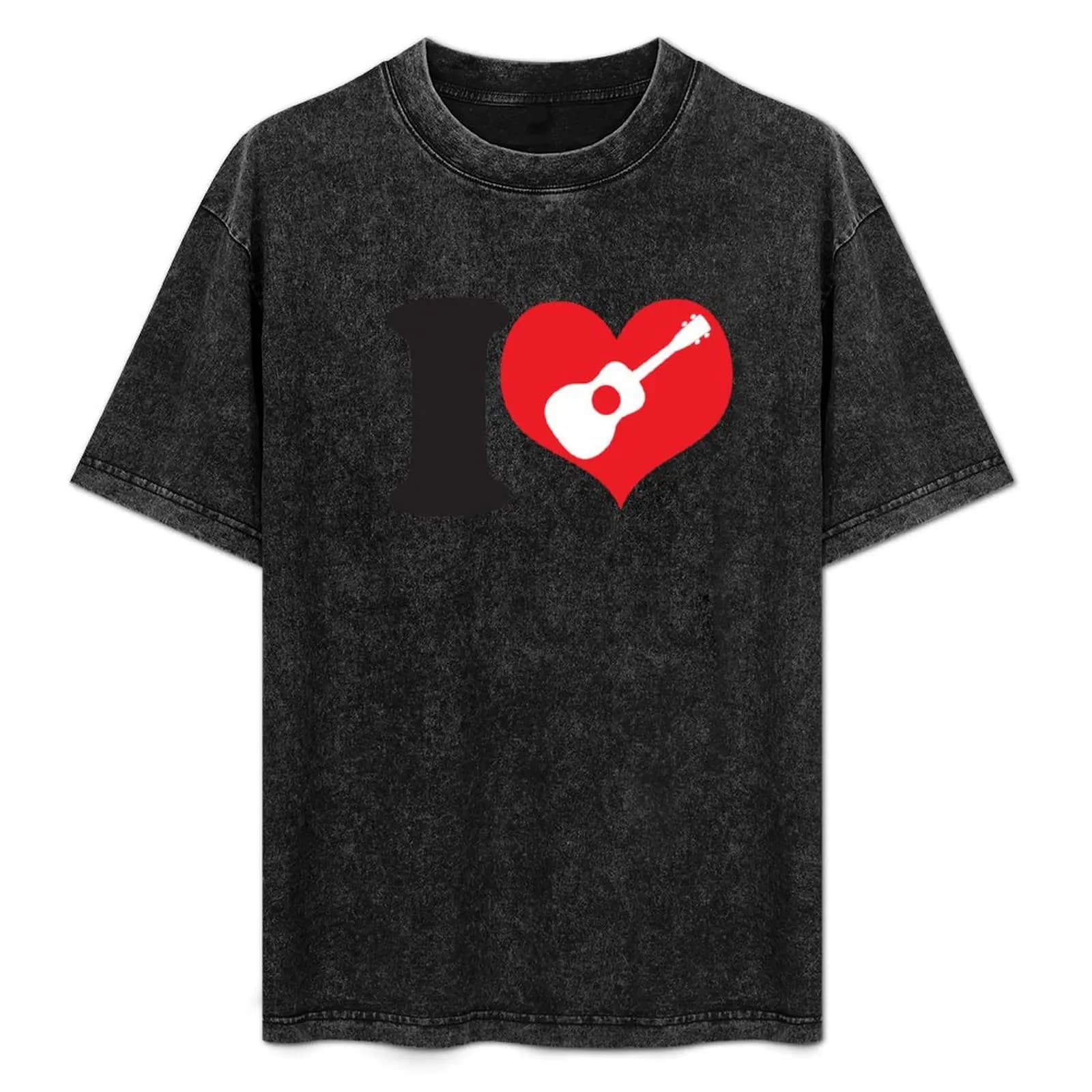 T-shirt Ukulele, maglietta traspirante a maniche corte per palestra