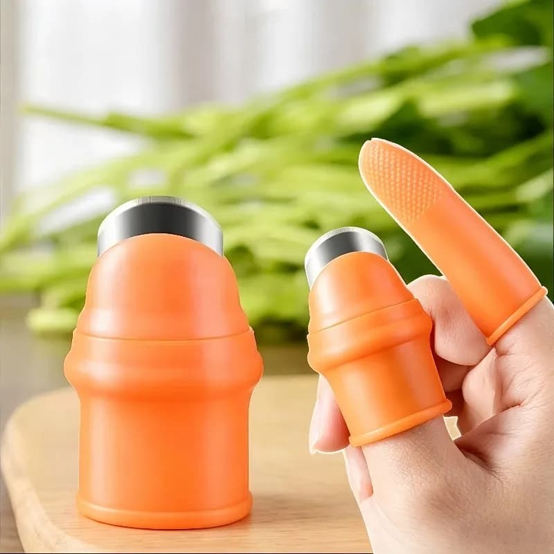 Set of 6 Protections for Silicone Fingers, Dust Protection, Gardening Tools for Fruit and Vegetable Harness