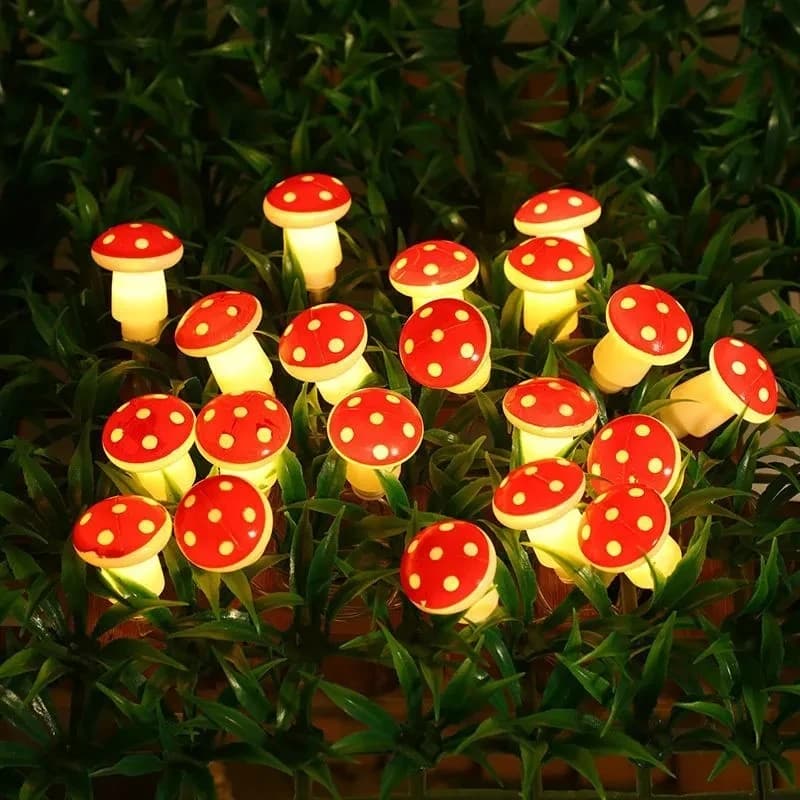 10/20/40 Led Fungo Luci LED USB/Funzionamento a batteria Luce della stringa per il Capodanno Festa di Natale Regalo Ghirlanda Vaso Fata Decor