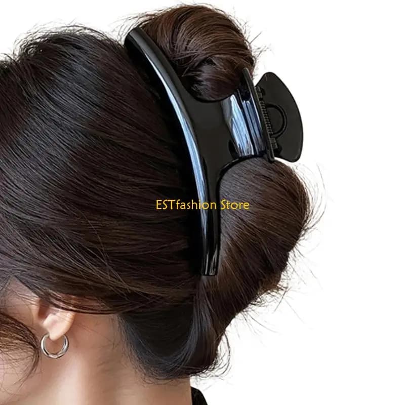Y5GC Oversized Hair Claw Clip Strong Grip Barrettes Perfect for Thick or Curly Hair