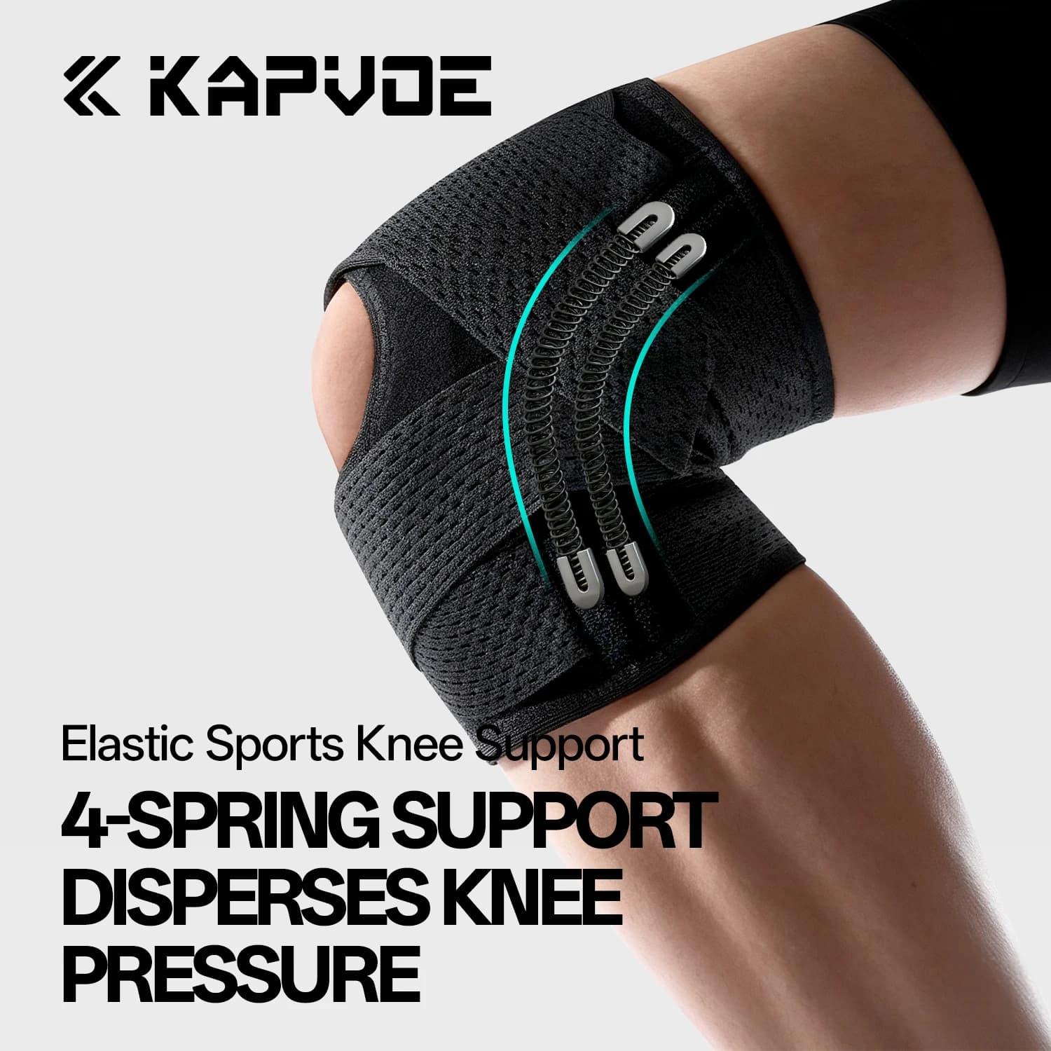 Kapvoe Ginocchiere Ginocchiera sportiva Supporto per ciclismo Legamento Corsa Strumenti di protezione fitness Dolore articolare Protezione della rotula