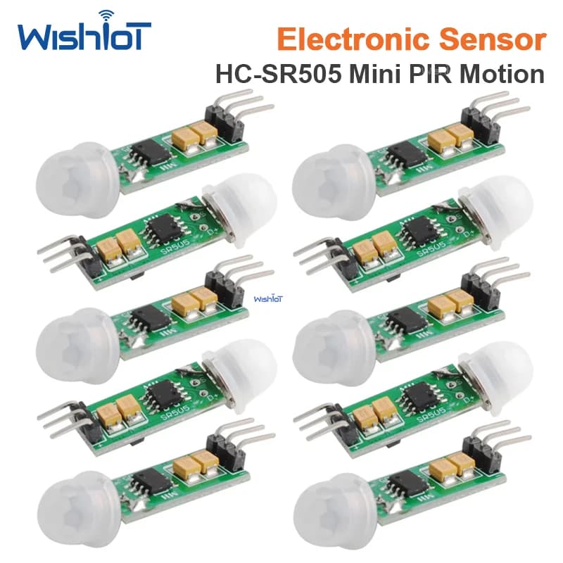 HC-SR505 Mini PIR Motion Sensor Module DC 4.5-20V for Arduino Human Body Detection Automatic Light Security System