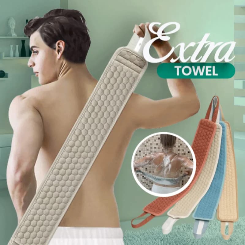 Doccia Esfoliante Scrubber per la schiena Cintura da bagno Asciugamano Palla Guanto Fango profondo Pulito Coreano Panno per il corpo Scrub posteriore giapponese Tirare la cinghia