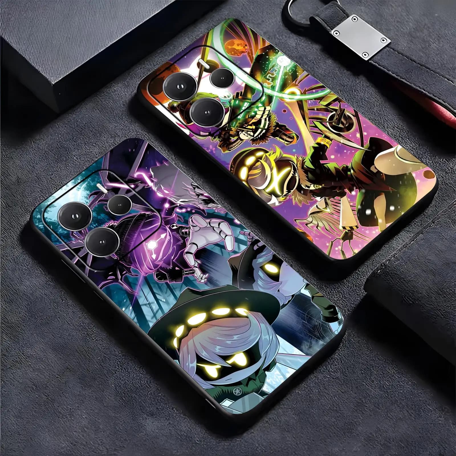 Phone Case For Redmi Note15 14 13 12 11Pro Plus 5G 14C A3 Anti-Drop Soft Black Case Game Murder Drones