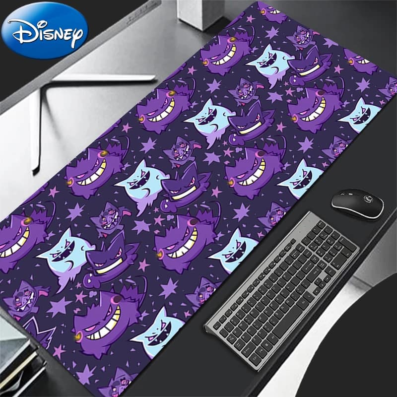 Tappetino per mouse anime Pokemon Gengar kawaii, accessori da gioco, tappetino per tastiera Varmilo, tappetino per computer, tappetino per mouse da gamer, decorazione per desktop