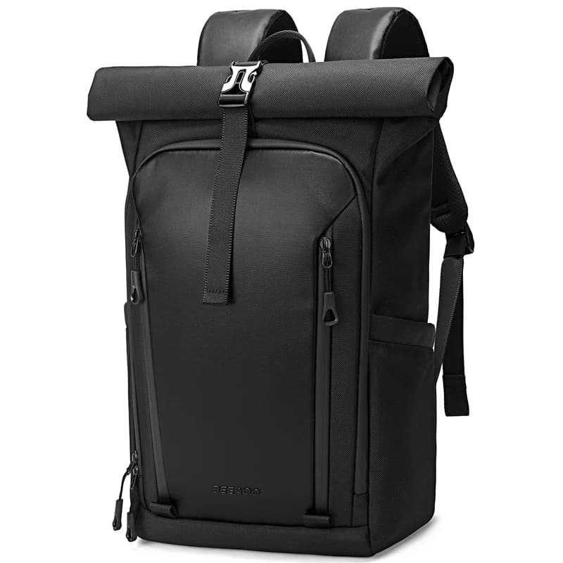 Zaino per laptop Rolltop per uomo Zaino da viaggio impermeabile da donna espandibile grande borsa per laptop da 15,6 pollici Zaini urbani Mochilas