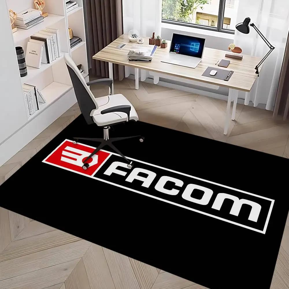 Tappetino per porta d'ingresso con logo FACOM, stile nordico, per camera da letto, soggiorno, balcone, antiscivolo, decorazione moderna per la casa