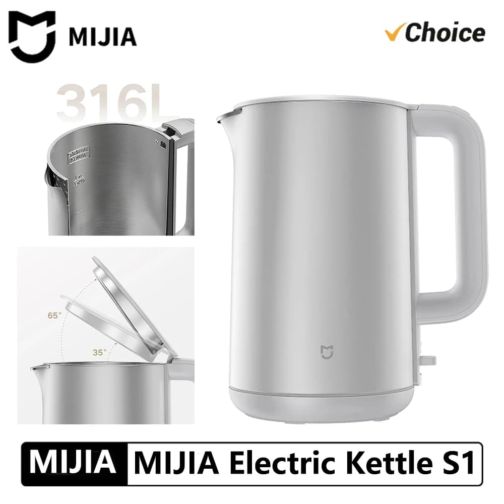 Electric kettle MIJIA S1, 1800W high power, 4 safety protections, 220V electric kettle, 1.7L high capacity, easy to clean