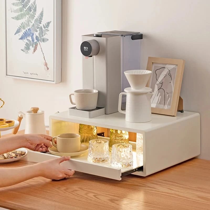 Microwave stand adjustable with extendable shelf Durable stainless steel kitchen organizer Oven Air Fryer Bench Conservation