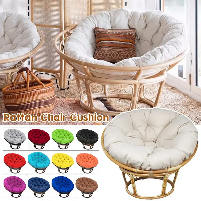 Suspended basket seat swing cushion cover round pillow for Rattan chair garden basket cushion for sofa Relax for indoor and outdoor (without chair)