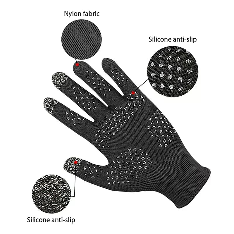 Anti-slip Waterproof Touchscreen Gloves, Cycling Gloves for Men and Women, for Hiking, Fishing, Skiing and Leisure