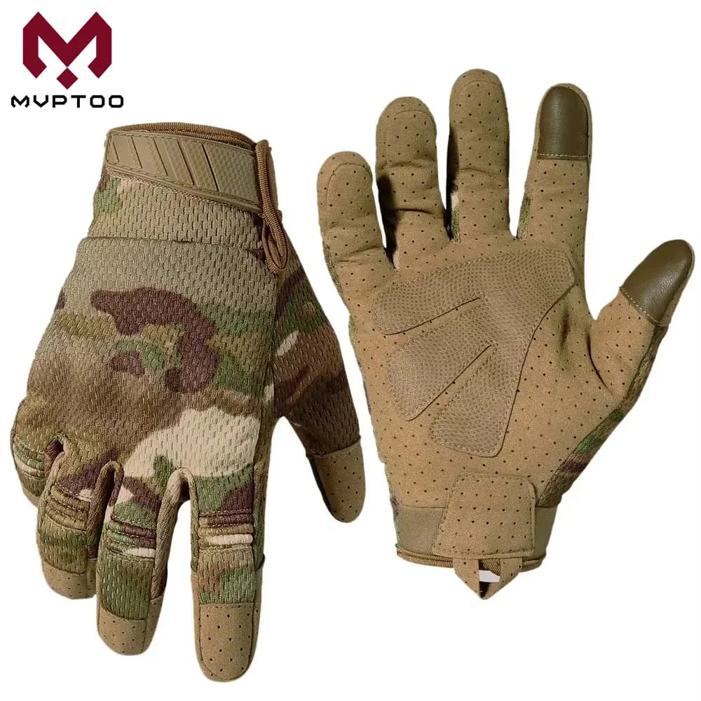 Guanti tattici Touch Screen Sport all'aria aperta Ciclismo Escursionismo Campeggio Caccia Tiro Combattimento Airsoft Lavoro Equipaggiamento protettivo antiscivolo