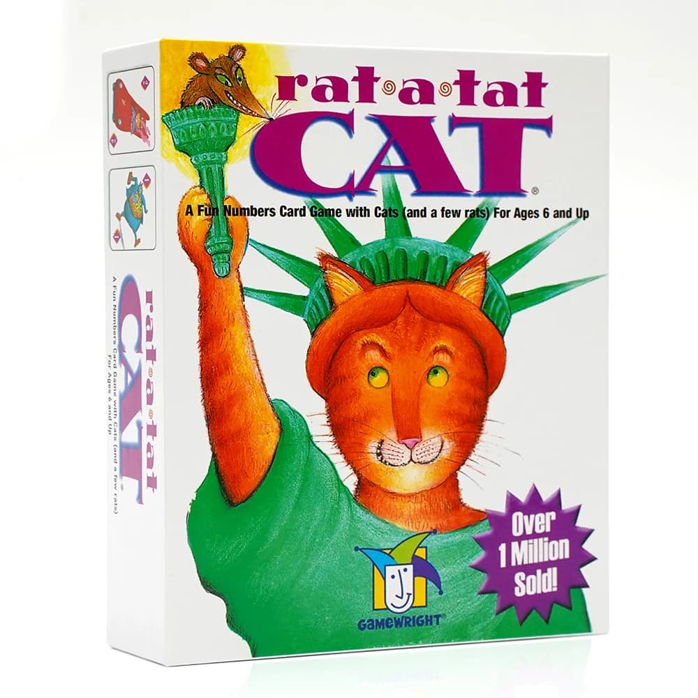 Rat a Tat Cat - Divertente gioco di carte con numeri con gatti (e alcune ratti) Per età dai 6 anni in su