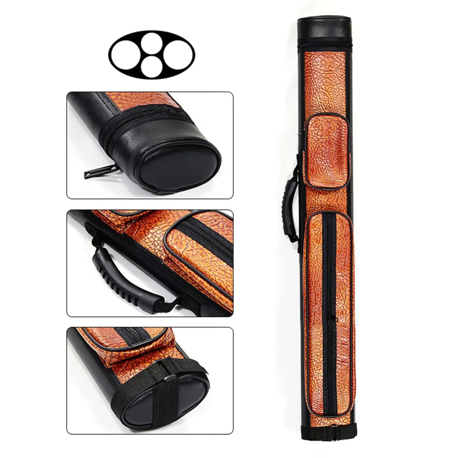 Billiard Pool Cue Bag Pouch Accessory Pool Table Accessories Adjustable Shoulder
