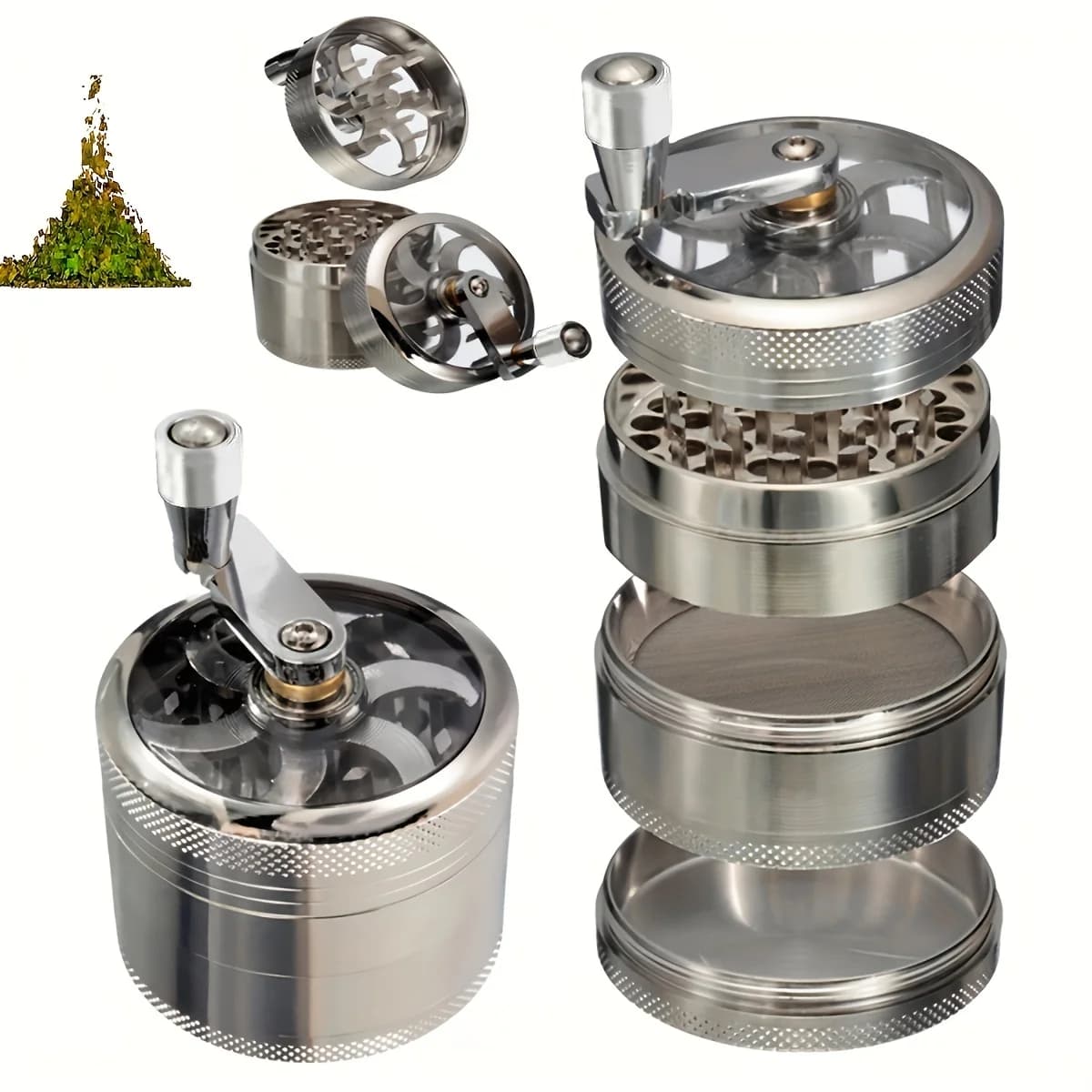 Handmade for nuts, spices, nutmeg, ginger, salt and pepper - Manual tools, crushers