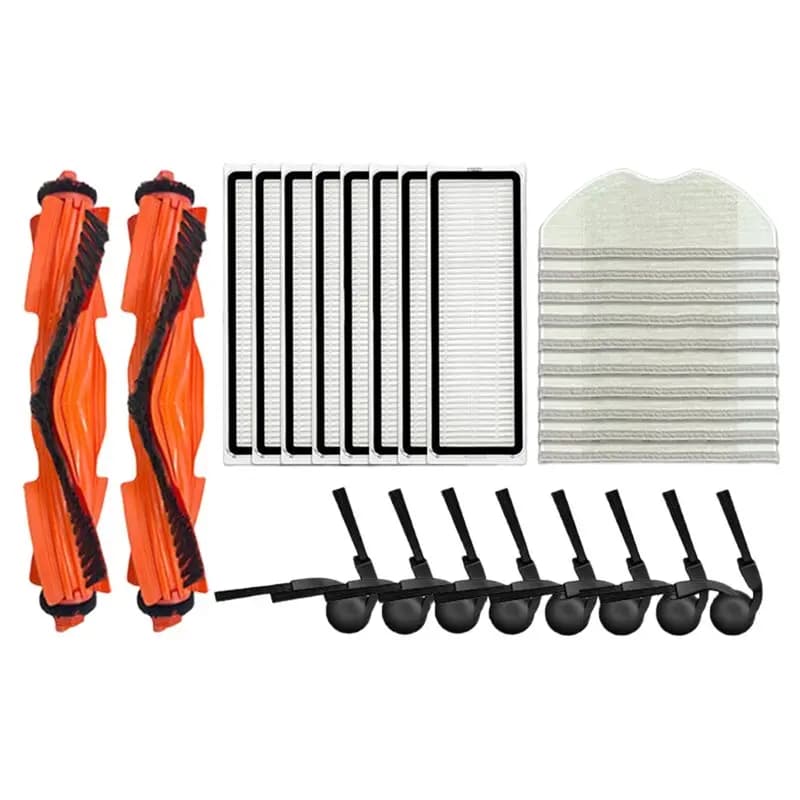 Parti di ricambio per aspirapolvere robot Xiaomi S40/OV81: spazzola principale, panno per la pulizia, filtro Hepa e sacchetto per la polvere