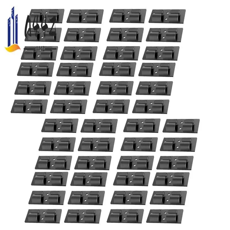 A44Z-100 Pz Ganci Per Luce Della Stringa Esterna Ghirlanda Luce Clip Heavy Duty Cavo Cavo Clip Appeso Corda Supporto Da Parete Accessori