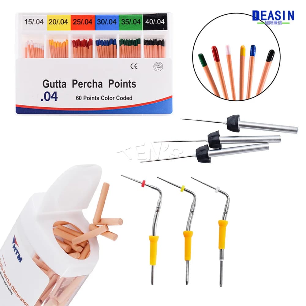 1 scatola Dentale Endodonzia Otturazione Radice Riempimento Pistola Penna Accessori di Ricambio Punta Riscaldata Plugger Ago Gutta Perca Bar