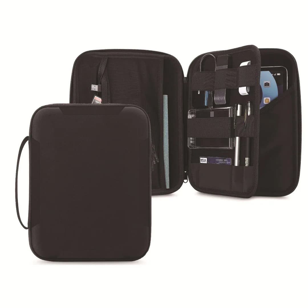 Custodia rigida antiurto per laptop in EVA per iPad Pro da 12,9" e MacBook Air da 13,3" - Custodia protettiva leggera con borsa con manico