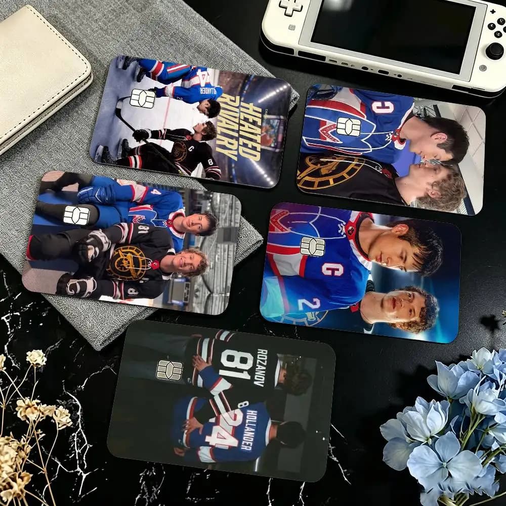 H-Heated Rivalry Popular Credit Card HD Stickers Small Chip Waterproof Sticker Game Card Decal Gift