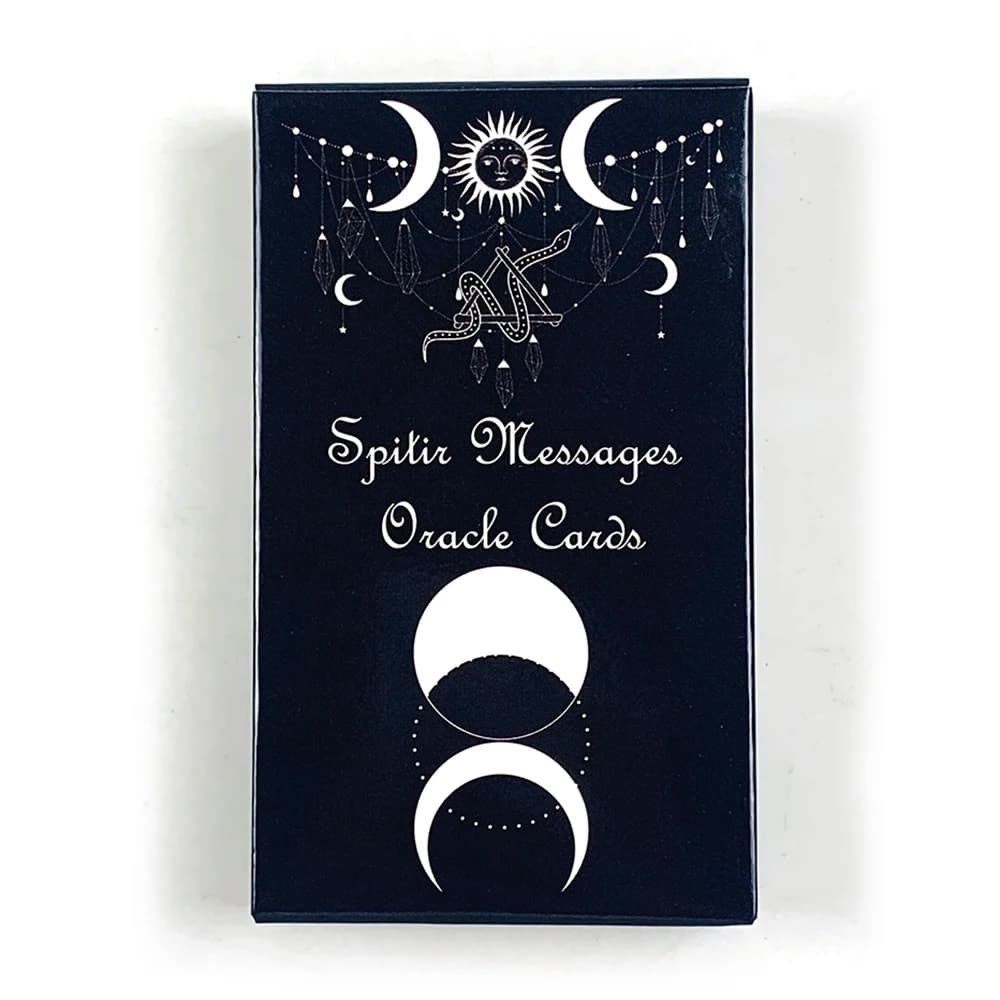 Spirit Messages Oracle Cards A 54 Cards English Version Divination Deck Mystic Moon Board Game Cards Game Spiritual Reading Gift