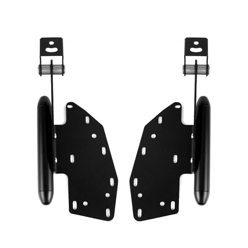 AU65-For Yamaha XMAX300 2023-2025 Motorcycle Footrest Auxiliary Light Bracket Metal Guardrail Modified Footpedal Footmat
