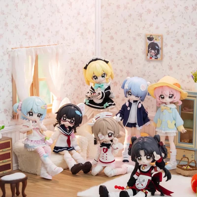 Disponibile Set Originale di Piccole Chiavi 12 Punte per Action Figure BJD Blind Box, Statuetta Trendy Sigillata per Regalo di Compleanno