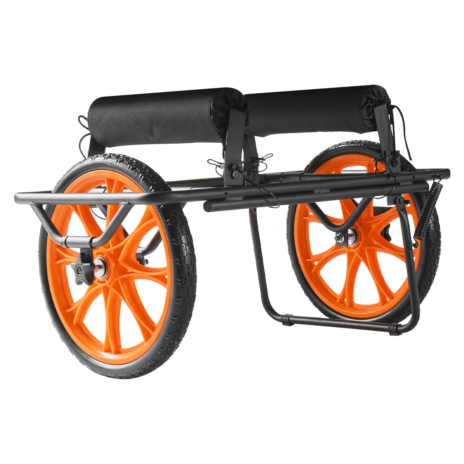 Carrello per Kayak SucceBuy 330LBS con Ruote in Gomma Piena da 15 Pollici e Cavalletto, Carrello per Canoe e Paddleboard