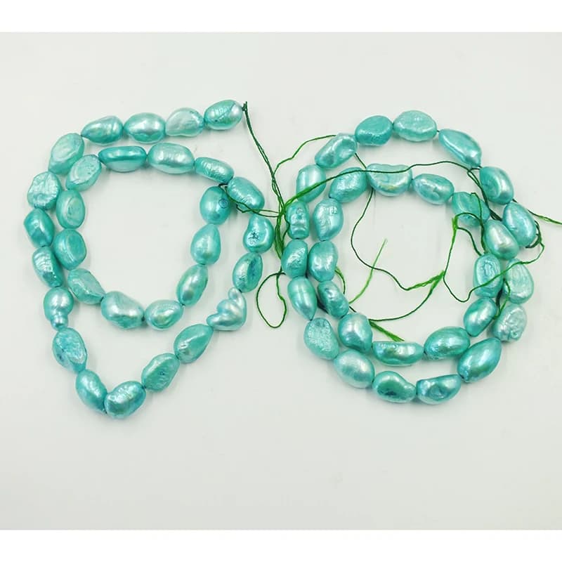 Wholesale 15 shares 9MM natural baroque pearls. Loose beads. DIY Versatile Necklace/Bracelet/Earrings Classic Pearl 37CM