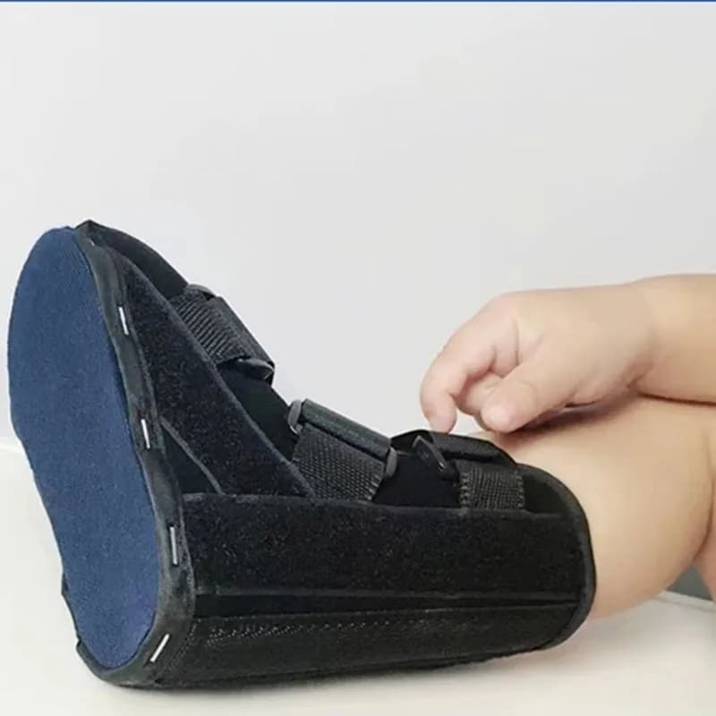 1 Paio di Ortesi Medica per Piede Cadente Pediatrica - Tutore Regolabile per Fissaggio Caviglia - Scarpa in Tessuto Composito per Riabilitazione Rotazioni e Distorsioni