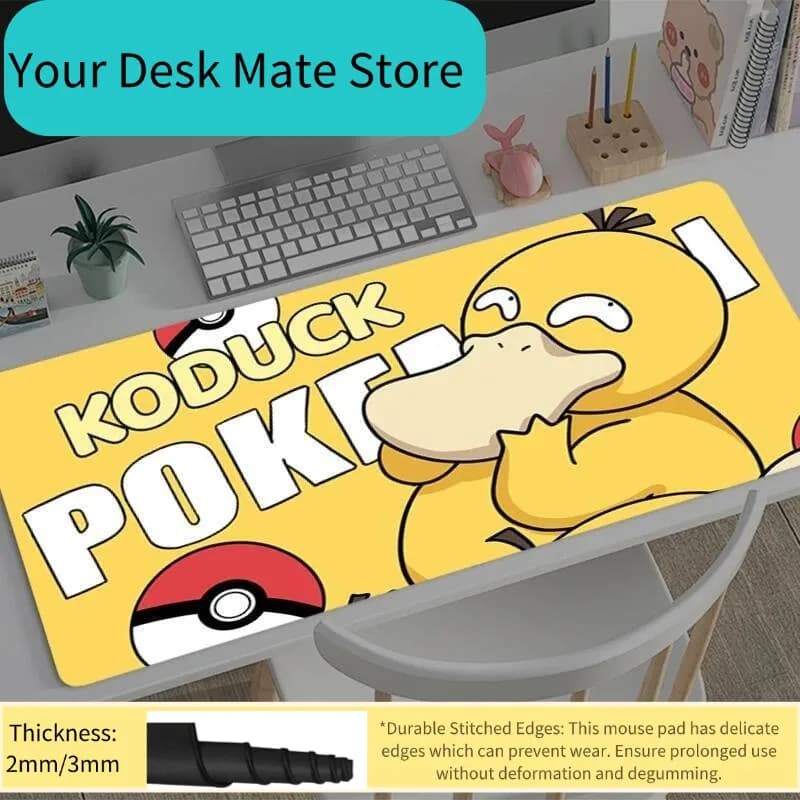 P-Pokemons P-Psyducks Play Mouse Mats Office Mouse Mats Computer Table Mats PC Mouse Mats Souls
