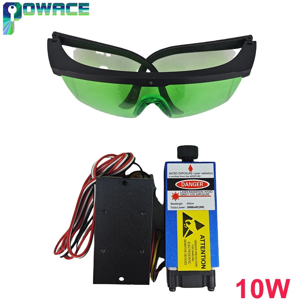 5.5W 7W 10W 15W Modulo laser spot luminoso regolabile per CNC 1610 3018 Pro Incisione Metallo Taglio del legno Strumenti per incisore fai da te