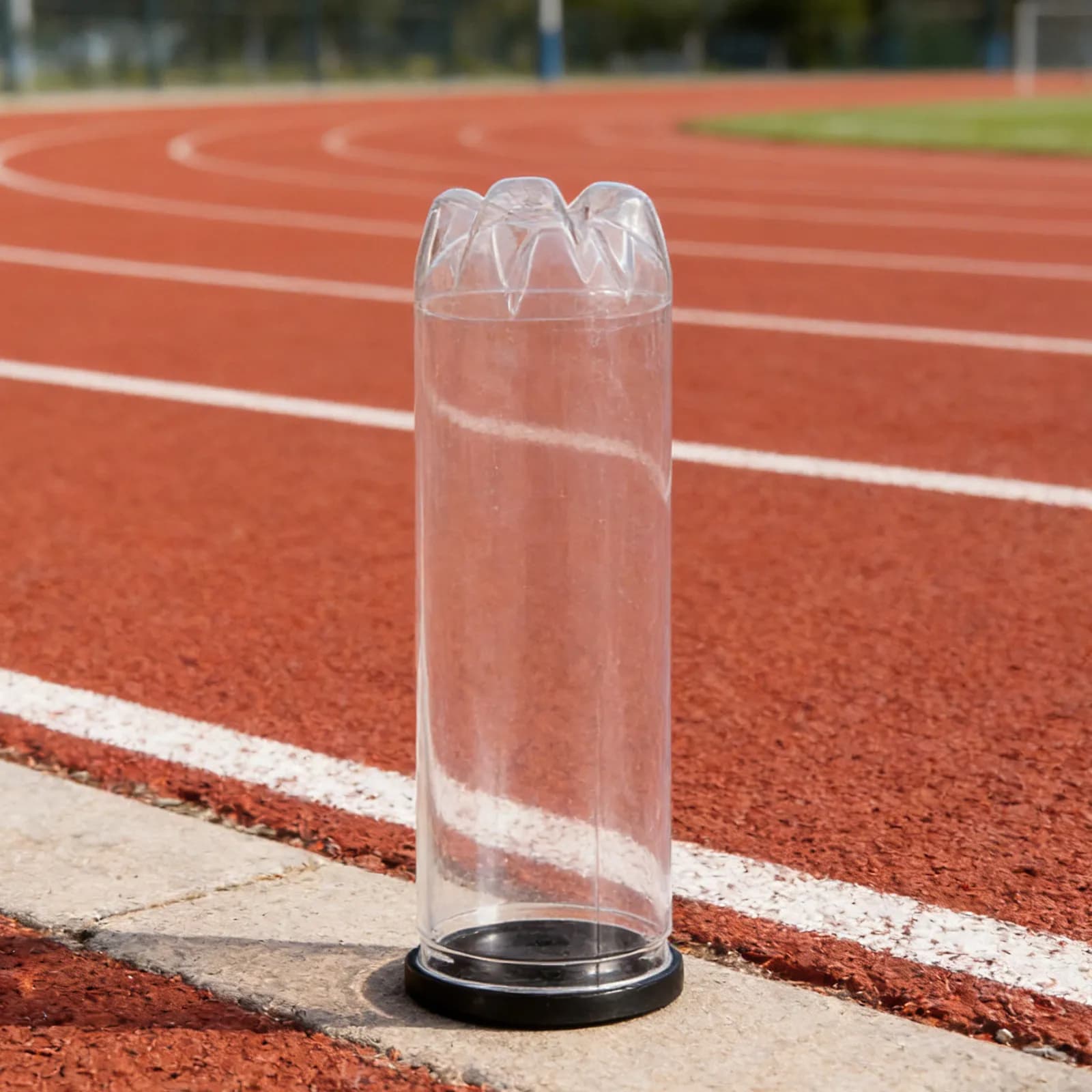 10 Pezzi Tubo Trasparente in PVC per Palline da Tennis con Coperchio Antipolvere, Contenitore Portatile per Allenamento Tennis, Tubo Raccoglipalline con Tappo