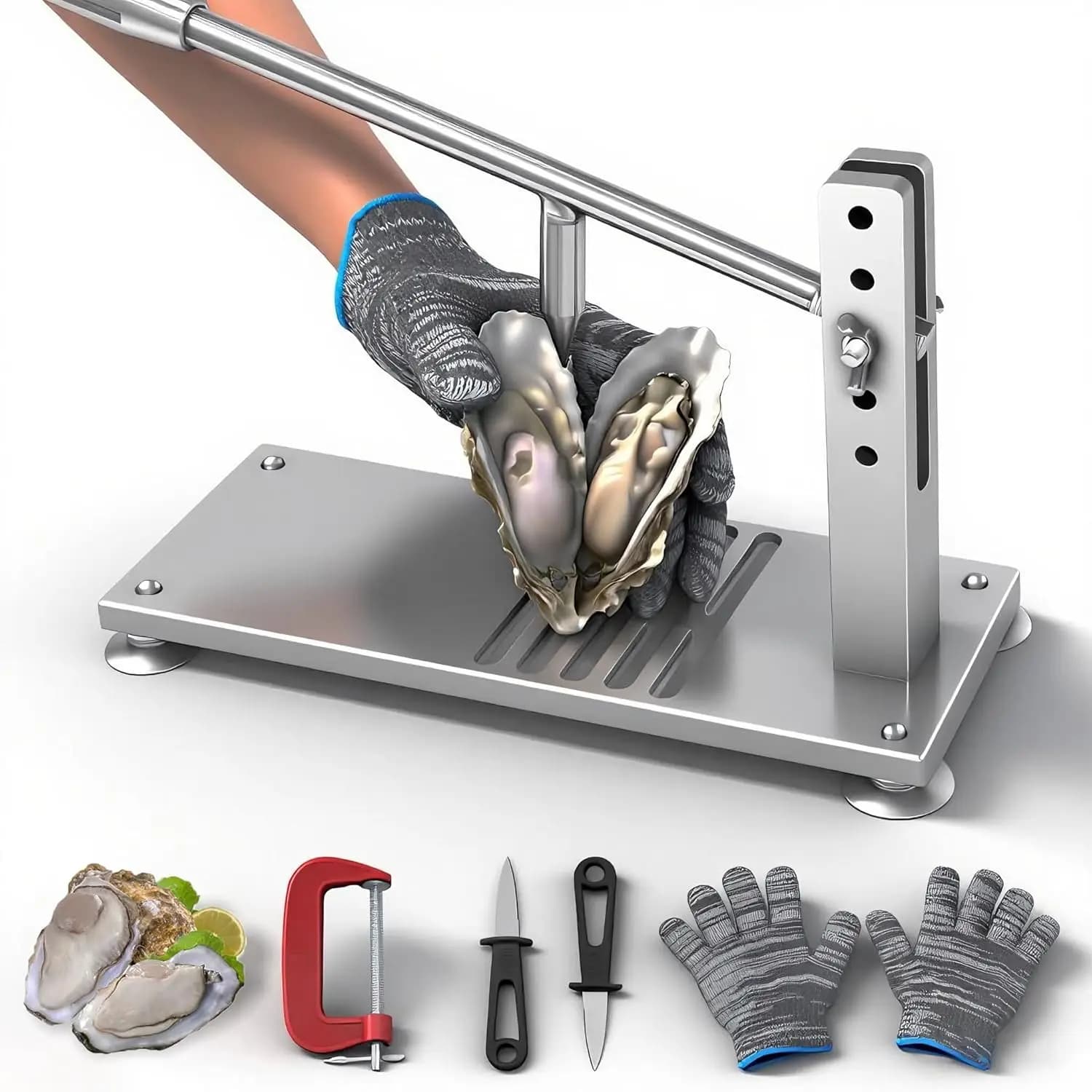 Macchina Apri-Ostriche, Set di Utensili per Aprire Ostriche e Vongole, Macchina Apri-Ostriche (Versione Aggiornata)
