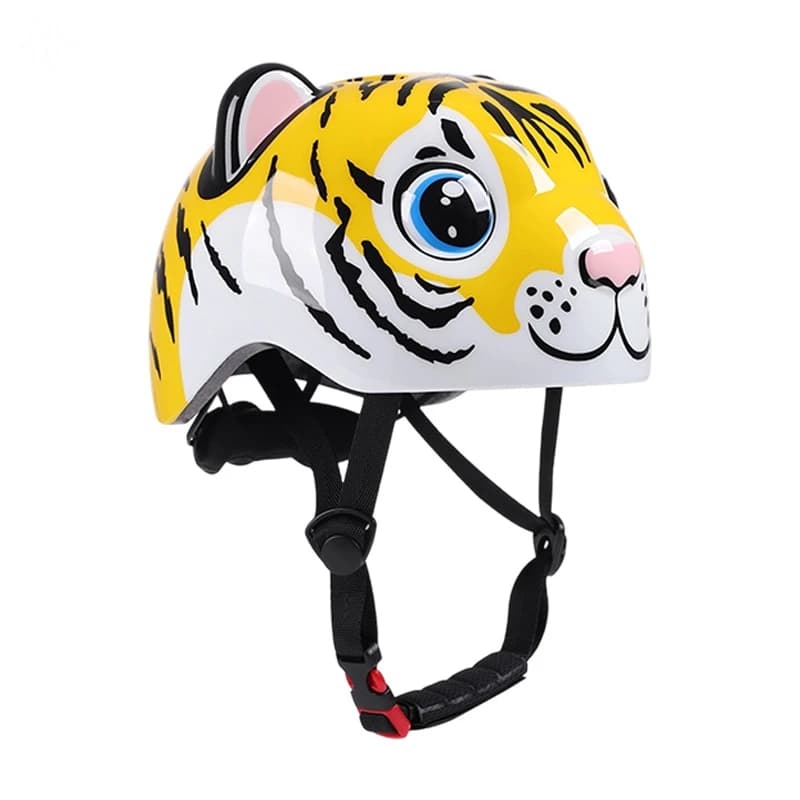 Cute Tiger Toddler Bike Helmet CE CPSC Certified Adjustable Safety Helmet For Boys Girls 2 6 Years Old Kids Cycling Gear