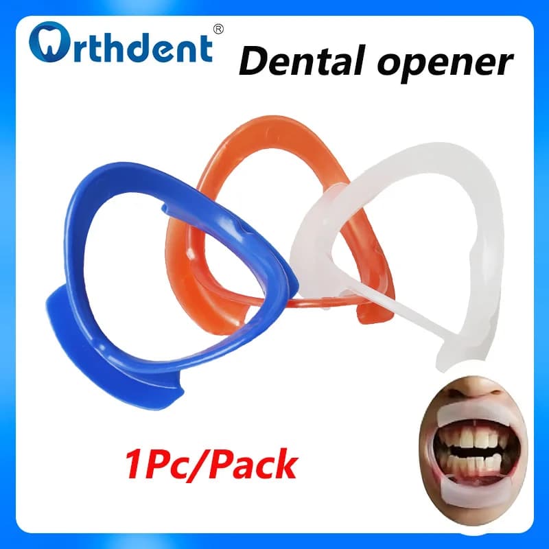Open-box to O in plastic for dental use, 1 pc - Retractor cheek for teeth whitening, orthodontics, clinical examination - Dental supply