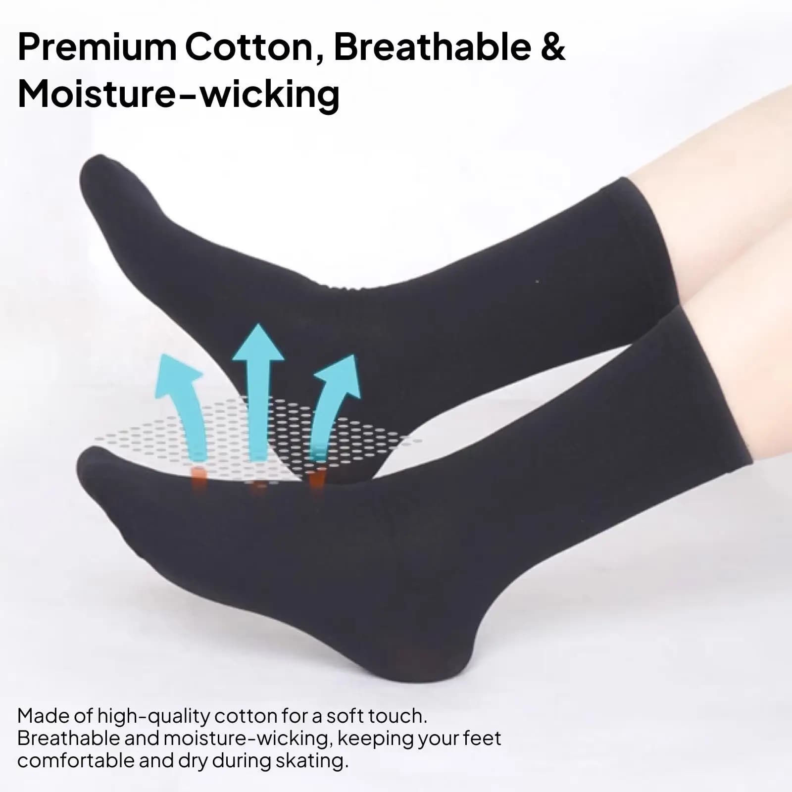 Calze Elastiche per Pattinaggio su Ghiaccio, Copriscarpe Protettivi per Pattinaggio a Rotelle, per Bambini, Adulti e Donne, Idea Regalo