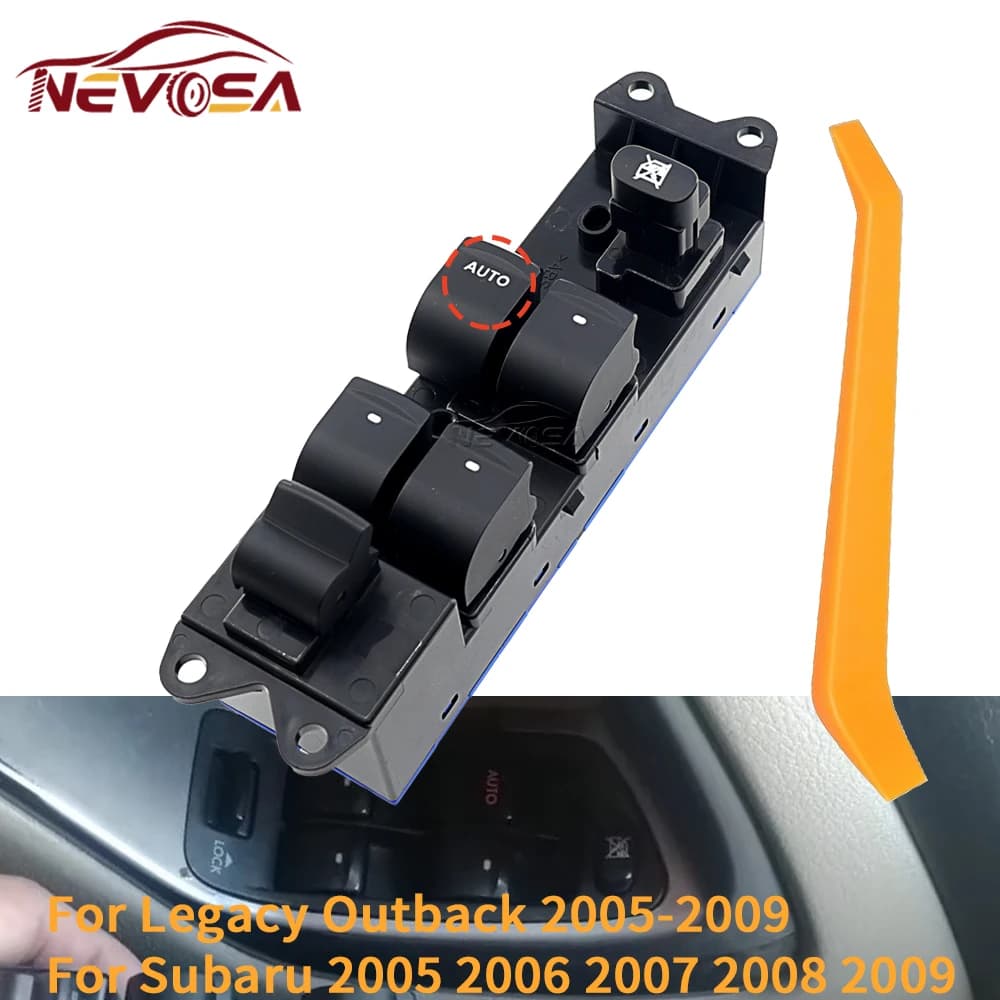 Interruttore di Controllo Finestrino Elettrico per Subaru Legacy Outback 2.5 2005-2009, Codice 83071-AG05B