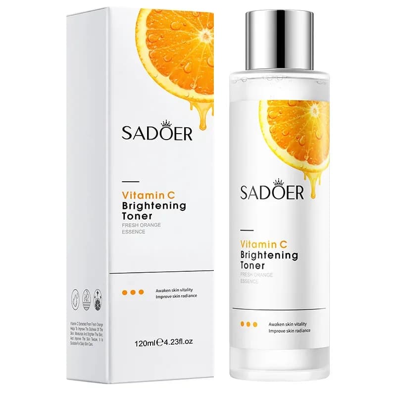 120 ml vitamin C toner delicate moisturizing face VC Korean water care skin anti aging control oil treatment acne toner whitening