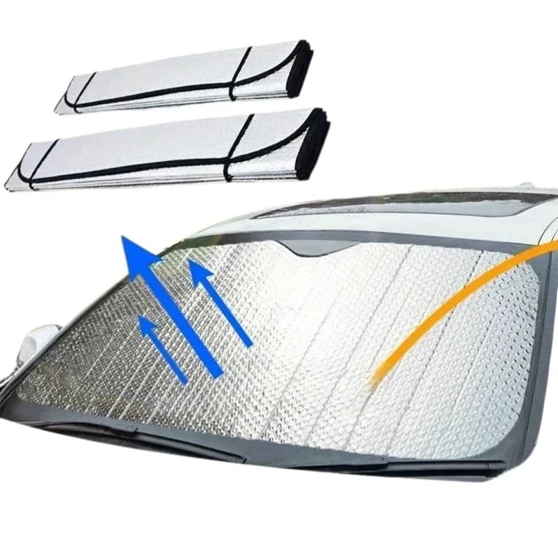 Parasole per auto Scudo anteriore Protezione solare Isolamento termico Scudo per auto Piastra di protezione per parabrezza anteriore per auto