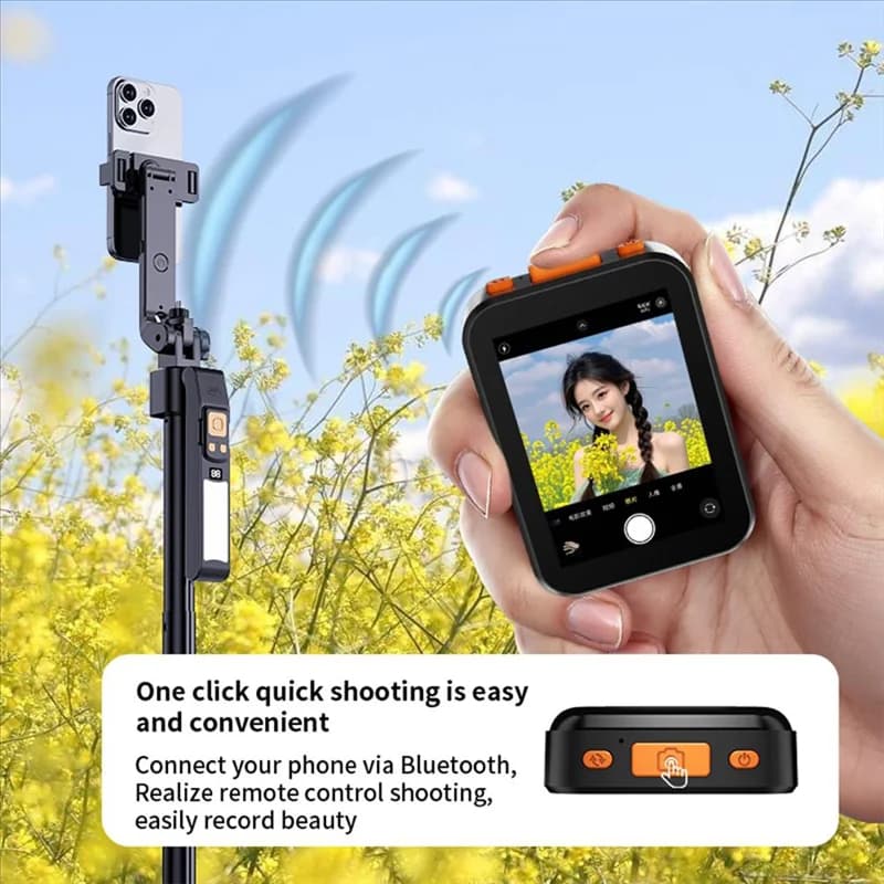 B04C-RK-X40H Wireless Selfie Monitor Screen 850Mah Bluetooth Optimizer Focus Adjuster Phone Support Selfie Vlog