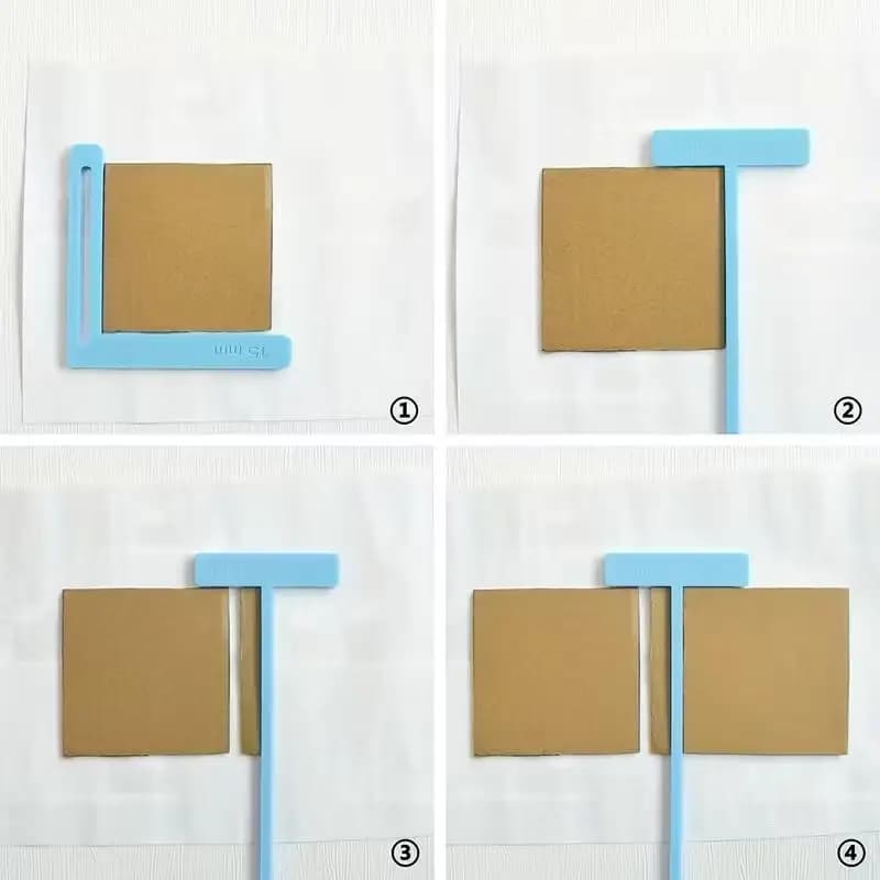 6Pcs Beginner Scrapbooking Tool Bookbinding Kit Easy to Use DIY Stencil Set for Crafting Planners Journals Memorabilia