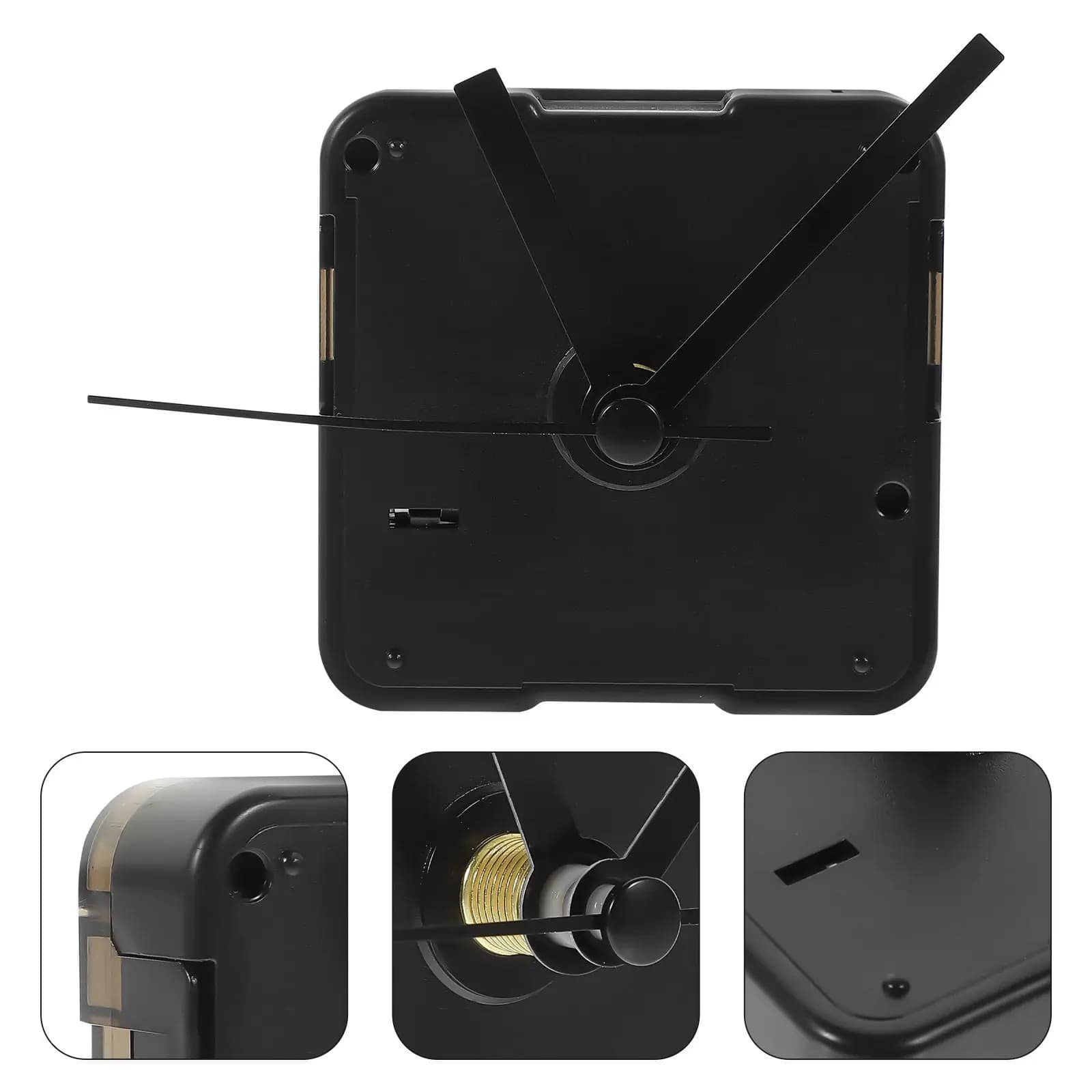 1 set di kit di sostituzione del meccanismo dell'orologio, meccanismo dell'orologio da parete in plastica per riparazioni fai da te, cronometraggio accurato, robusto, non deformabile