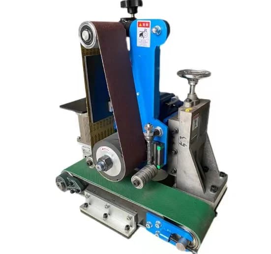 Small Metal Sanding Deruster, Wide Belt Sander, Surface Grinding Machine for Metal - Precision Finishing Tool