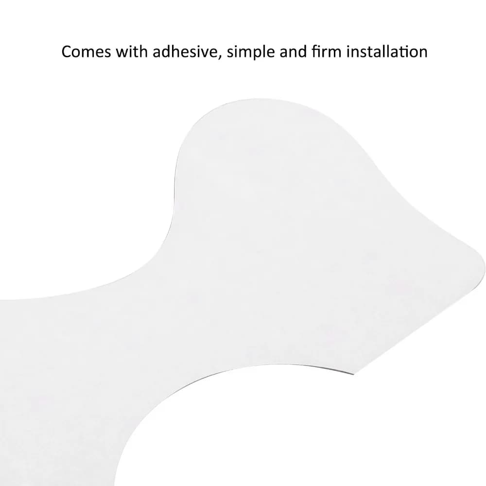 2 Pezzi Protezioni per Chitarra in Plastica Dura, Antigraffio, Autoadesive, Nere/Bianche, Piastra Protettiva per Chitarra