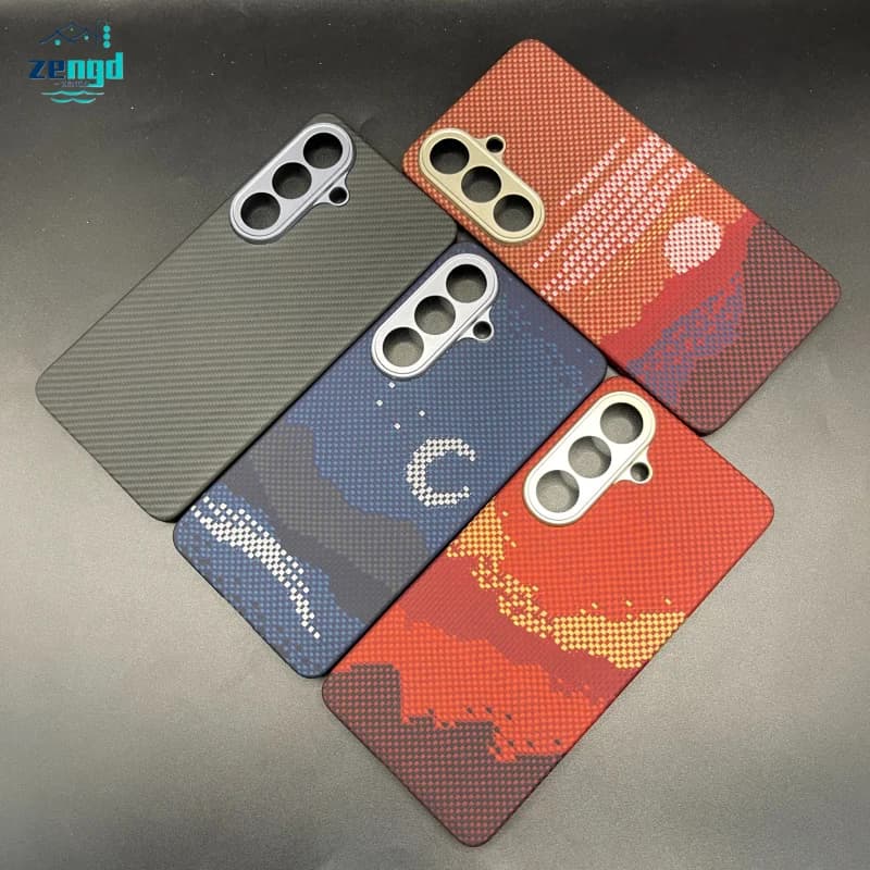 Custodia Premium in Fibra Aramidica per Samsung Galaxy Serie S26, Ultra Sottile, Leggera e Antiurto, Cover Protettiva per Telefono