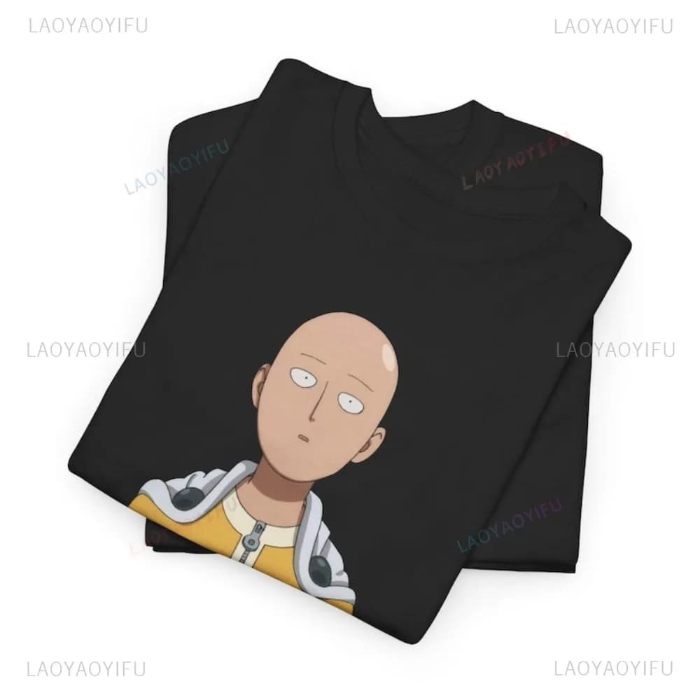 Divertente Saitama Can I Go Home One Punch Man T Shirt Anime giapponesi Grafica stampata T-shirt fresca Vendita calda Comic Acg Otaku Tees