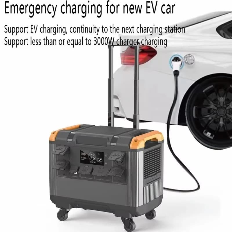 Power Bank Caricatore solare Europa 230v Generatore solare Home UPS Backup Alimentatore portatile 3KW Lifepo4 Batteria Power Station
